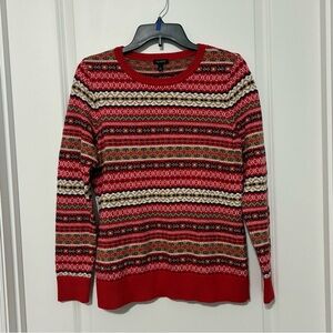 Talbots Vibrant Red Knit Sweater Women’s Medium